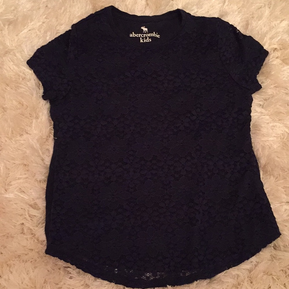 Navy floral/lace Abercrombie Kids T-Shirt